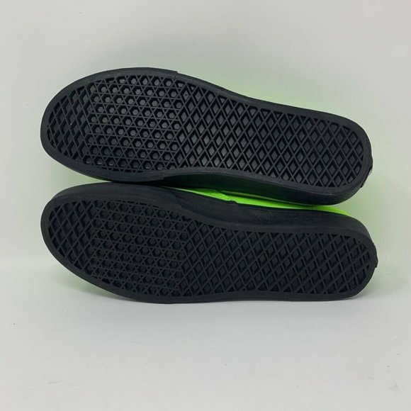Vans Authentic Neon Green Black Outsole Lace Up - Picture 6 of 6